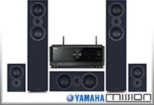 Yamaha RX-V4a + Mission LX5MKII 5.0 System